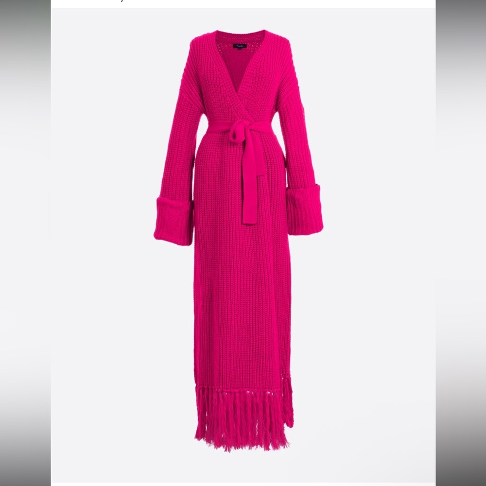 Miya knit cardigan hot pink